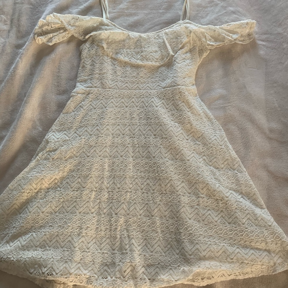 Abercrombie lace over the shoulder dress